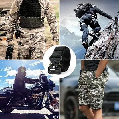 Men's Belt Outdoor Multi Function Belt High Quality Canvas For Nylon Male Luxury Belts Women's Sports Jeans Belt Neutral Belts Beauty World Shop