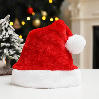 Super Long Christmas Hats Soft Comfortable Velvet Christmas Hat Kids Adult Thickened Santa Claus Caps Christmas Decorations Beauty World Shop