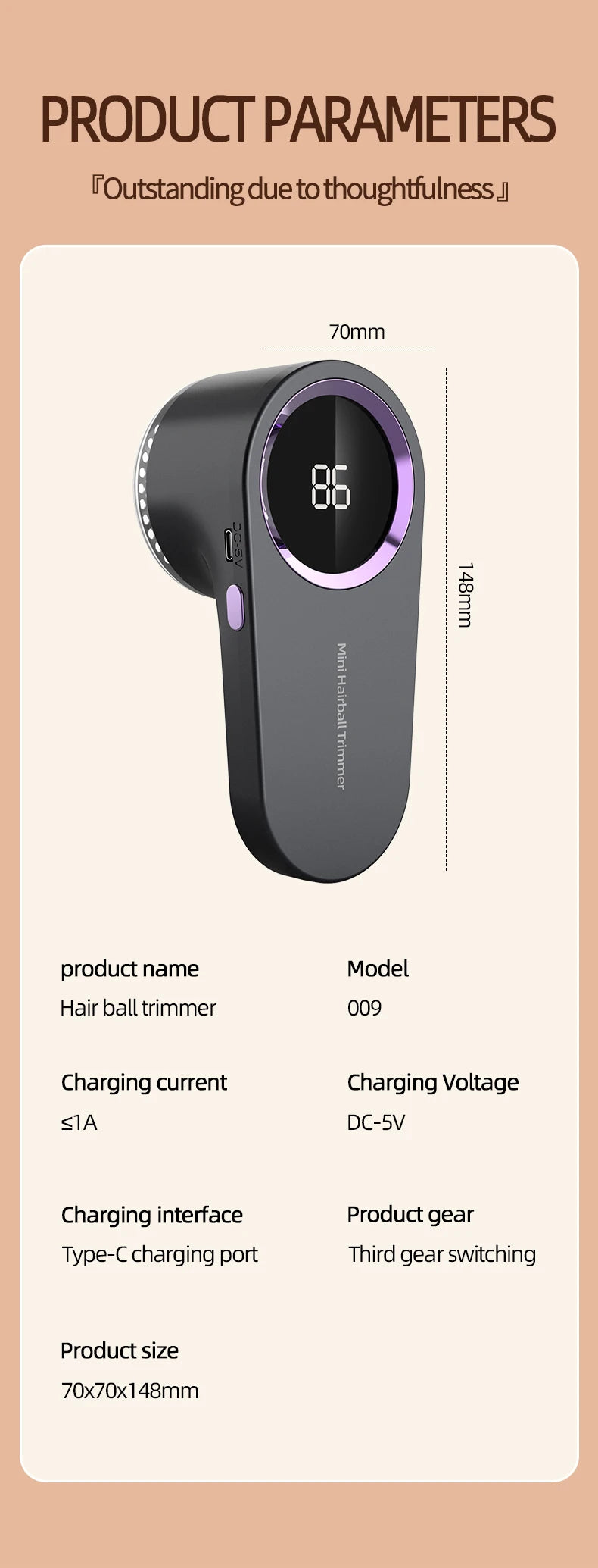 Portable Hair Ball Trimmer Home Clothes Shaving Machine Pill Removal Tool Shaver Lint Remover For Sweater USB Rechargeable Beauty World Shop