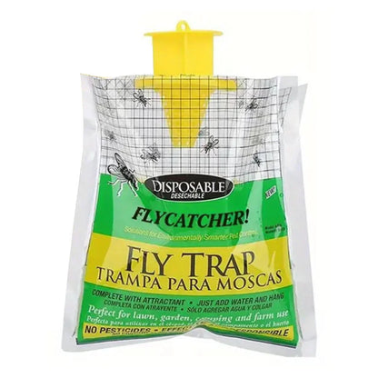 1-30Pcs Hanging Fly Trap Disposable Fly Catcher Bag Mosquito Trap Catcher Fly Wasp Insect Bug Killer Flies Trap for Outdoor Beauty World Shop