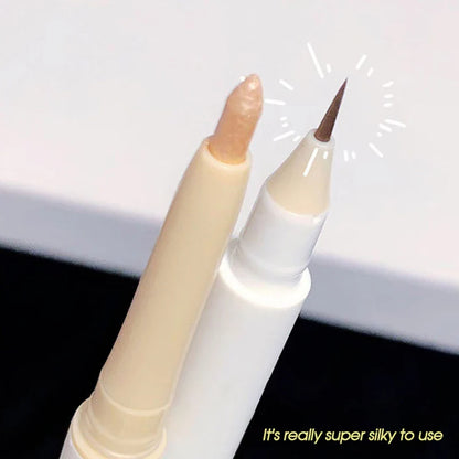 Double-headed Lying Silkworm Pen Matte Pearlescent Fine Flash Brightening Shadow Pen Outline Pen Eyelid Down to Pen Beauty Trend Shop