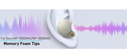 Replacement Memory Foam Ear Tips Cushion Earbuds For Sony WF-1000XM5 WF-1000XM4 WF-1000XM3 Eartips Anti Slip Earphone Earplugs