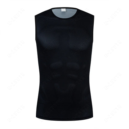 Cycling Base Layer Reflective Underwear White Cycling Jersey Sport Vest Men Undershirt Quick Dry Elastici Vest Road Bike Jersey Beauty World Shop