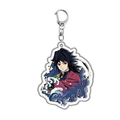 Demon Slayer doll toy Kimetsu No Yaiba Blade of Ghost Keychain Acrylic Pendant Car Key Chain Fans kids Xmas Gift Anime Jewelry Beauty World Shop