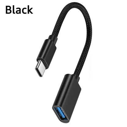 Android Type-C to USB 2.0 Conversion Cable, USB Flash Drive, Data Tablet, Card Reader, OTG Connection Box, Mouse Beauty World Shop