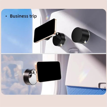 Foldable Phone Stand Strong Magnetic Car Phone Holder Dashboard Phone Holder 360° Rotating Vacuum Suction Cup GPS Bracket in Car Beauty World Shop