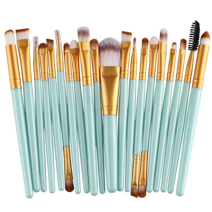 20pcs Eye brush Complete eyeshadow Brush Beauty Tool Explosive neutral logo Free Eyeliner brush Beauty World Shop