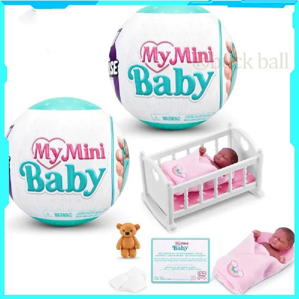 Zuru 5 Surprise Mini Brands Toys My Mini Baby Surprise Doll Cute Gift Miniature Toy Decoration Birthday Gift for Kids Toys Beauty World Shop