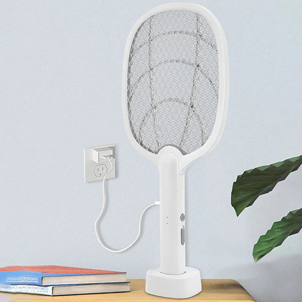 Mosquito Killer Lamp USB Rechargeable Electric Foldable Mosquito Killer Racket Fly Swatter Repellent Lamp Zapper Insects Racket Beauty World Shop
