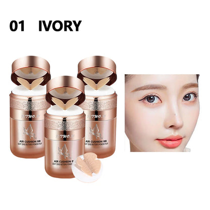 Air Cushion BB Cream Butterfly Powder Puff Moisturizing Foundation Concealer Whitening Oil-control Waterproof Makeup Cosmetics Beauty World Shop