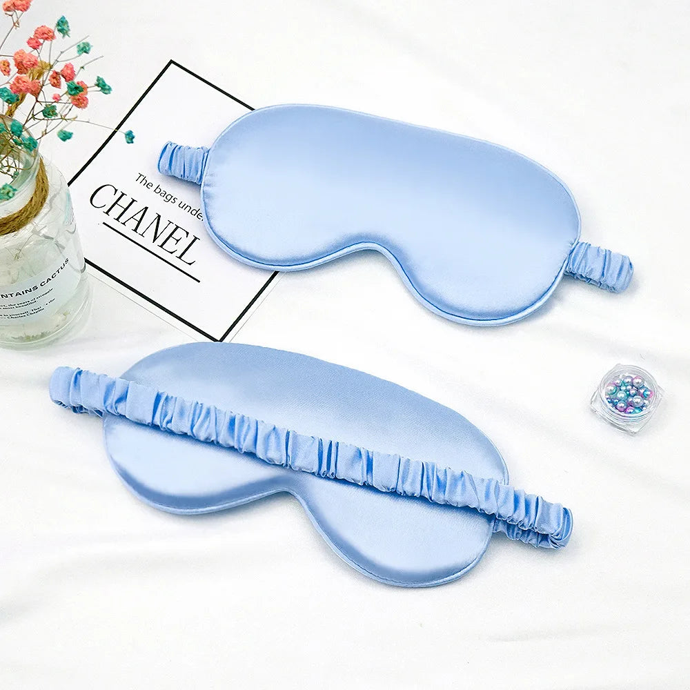 Imitated Silk Eye Patch Shading Sleep Eye Mask Eyepatch Travel Relax Cover Eyeshade Health Sleeping Shield Eye Care Tools Beauty World Shop