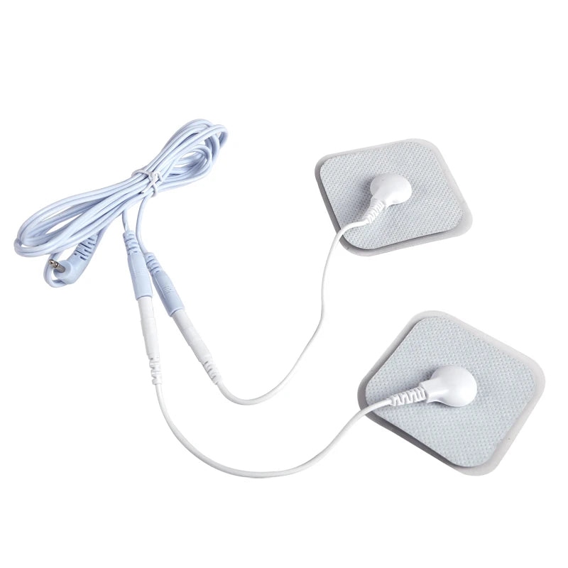 Short Cables Wires 3.5mm Plug Hole 2.0mm Machine Use Adapter Tieline for Muscle Stimulator Massage Therapy Electrode Wires Beauty World Shop