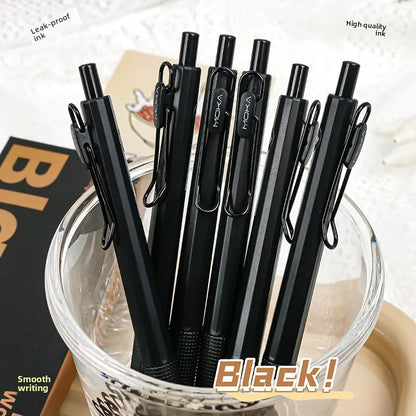 Creative Press Neutral Pen Signature Pen Black Pen Student Supplies Quick Drying Pen Stationery Beauty World Shop
