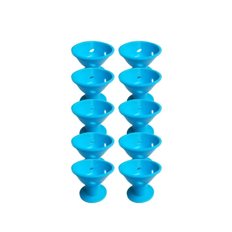 Heatless Hair Curlers Set: 10 Pieces Including Large and Small Soft Overnight Rollers for Women and Kids Lazy Curling Rods Beauty World Shop