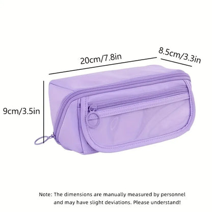 1pc large capacity learning pencil case with multifunctional desktop organization and storage stationery box for boys and girls Beauty World Shop