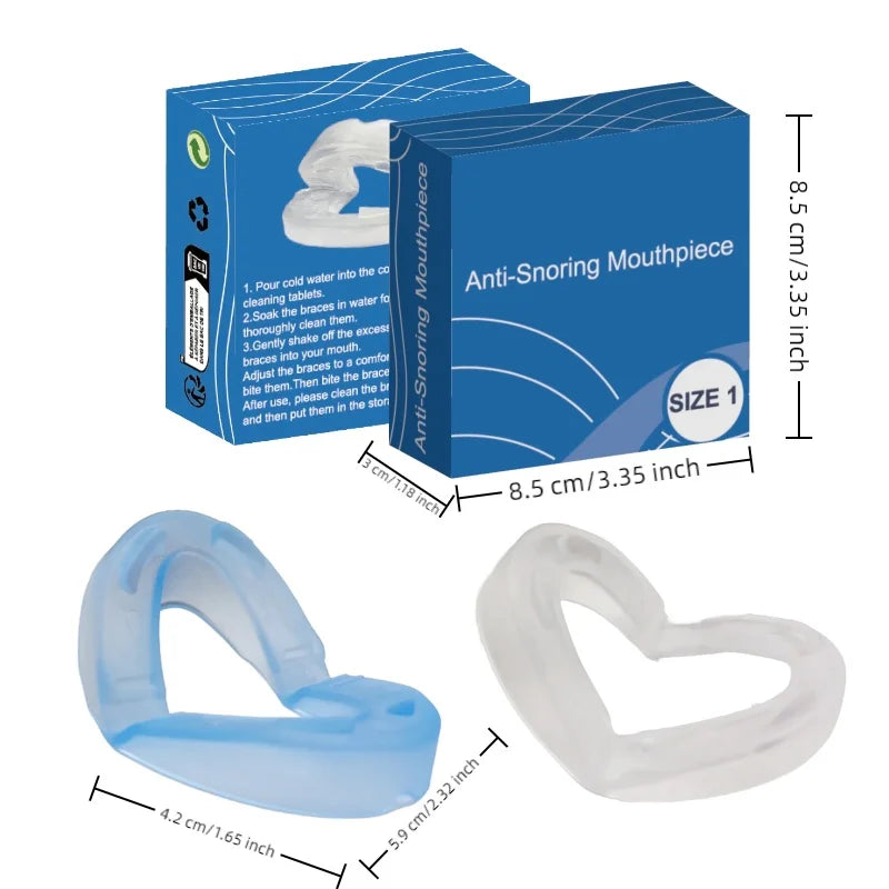 Teeth Bruxism Sleeping Apnea Guard Anti Snoring Bruxism Mouth Guard Snoring Device Bruxismo Snoring Mouth Guard to Stop Snoring Beauty World Shop
