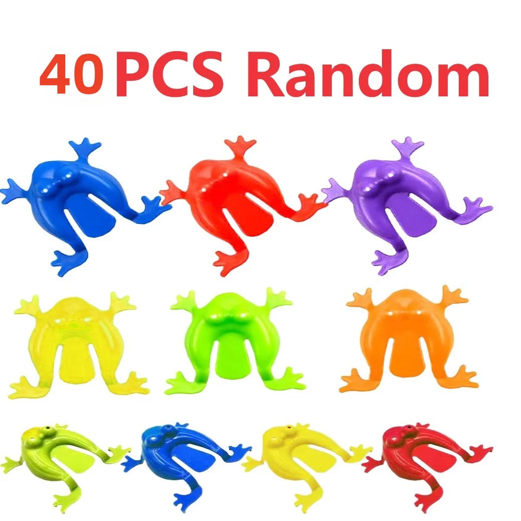 10-50PCS Jumping Frog Bounce Frogs Parent-Child Toys For Kids Novelty Assorted Stress Relief Toys Children Birthday Party Gift Beauty World Shop
