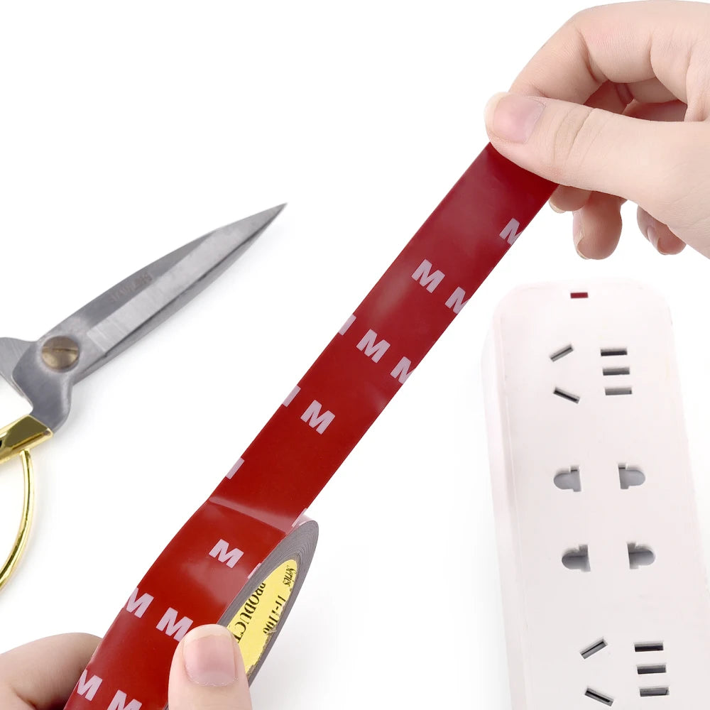 3Meters Strong Double Sided Adhesive Tape With High Viscosity For Automotive Use High Temperature Resistant Fixed Adhesive Patch Beauty World Shop
