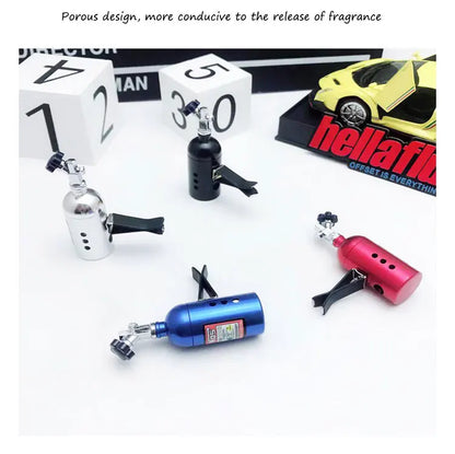 Hot Sale Car Air Freshener NOS Nitrogen Bottle Air Vent Aromatherapy Auto Aroma Outle Perfume Flavoring Fragrances Accessories Beauty World Shop