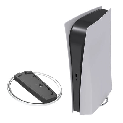 Metal Vertical Stand for PS5 Slim Console Disc and Digital with Screw, Base Stand Replacement for Playstation 5 Slim Console Beauty World Shop