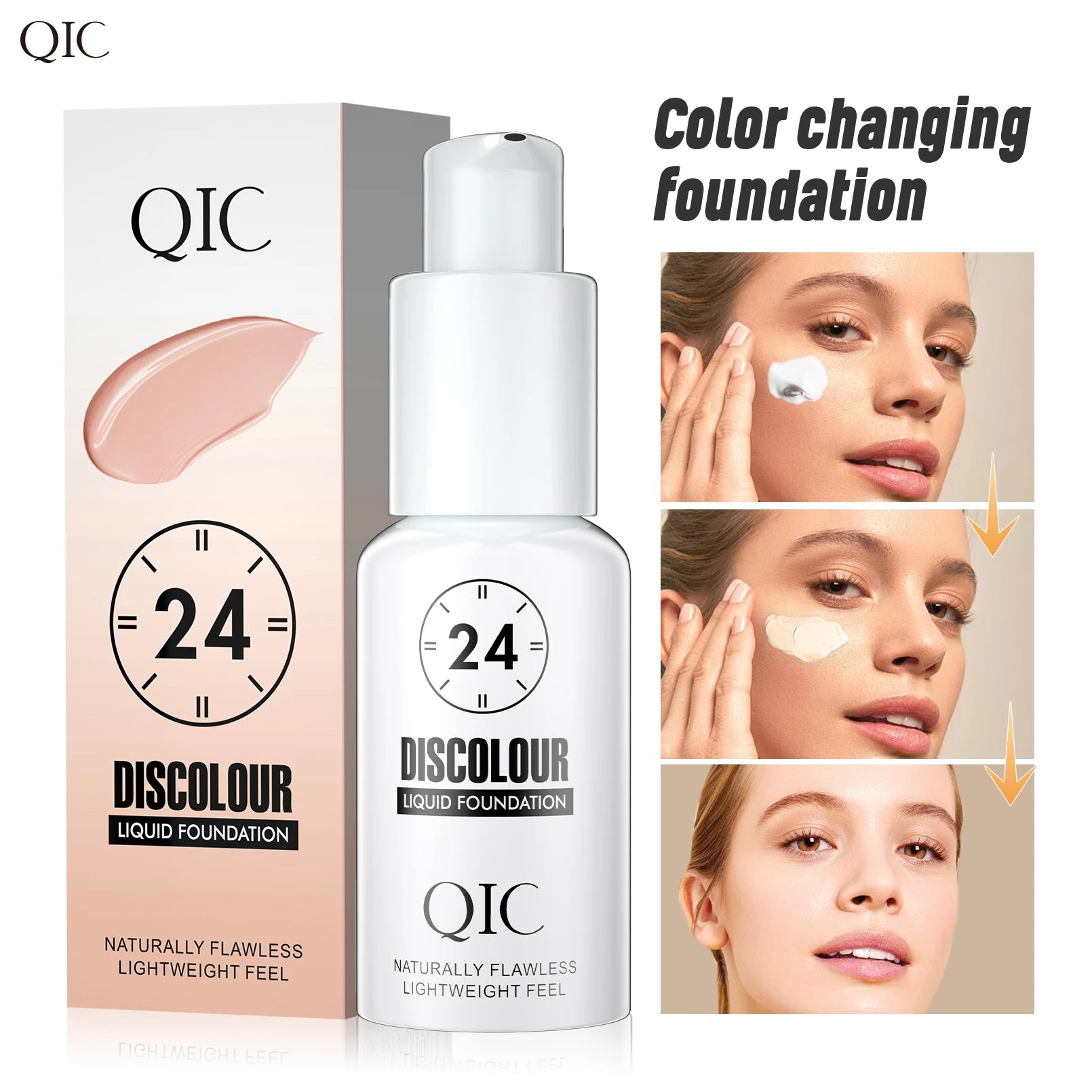 Foundation Magic Color Changing Foundation Liquid Soft Matte Long Lasting Hydrating Makeup Base Beauty World Shop