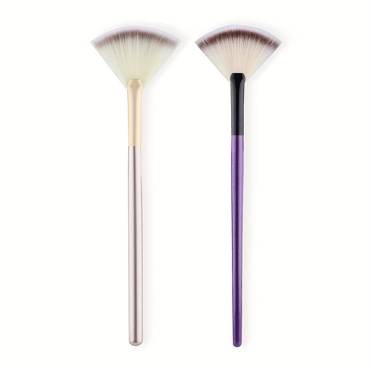 1pc Fan Shaped Highlight Brush Contour Brush Blending Highlighter Makeup Brush Face Loose Powder Brush Cosmetic Beauty Tools Beauty World Shop