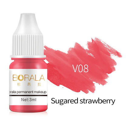Borala 26 Colors 3ML Permanent Makeup Tattoo Lips Eyebrows Eyeliners Pigments Sample Size Tattoo Pigments Beauty Art Women Use Beauty World Shop