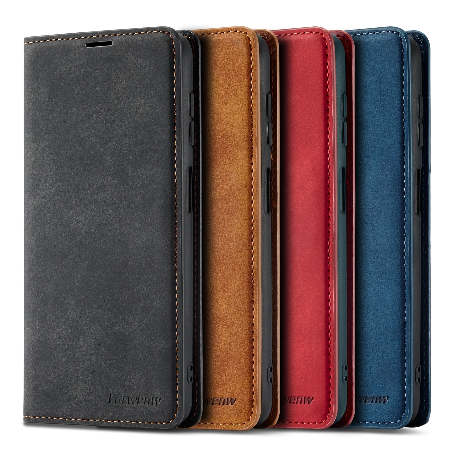 Leather Phone Case For Samsung S26 S25 edge S24 S23 FE S22 Ultra S21 S20 S10 Plus Note 20 10 9 Magntic Flip Card Wallet Cover Beauty World Shop