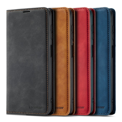 Leather Phone Case For Samsung S26 S25 edge S24 S23 FE S22 Ultra S21 S20 S10 Plus Note 20 10 9 Magntic Flip Card Wallet Cover Beauty World Shop