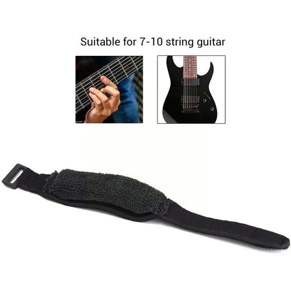 Miwayer Guitar Fret Strings Mute Noise Damper Mute Wraps Black Guitar Beam Tape for Guitars, Bass, and Ukulele Beauty World Shop