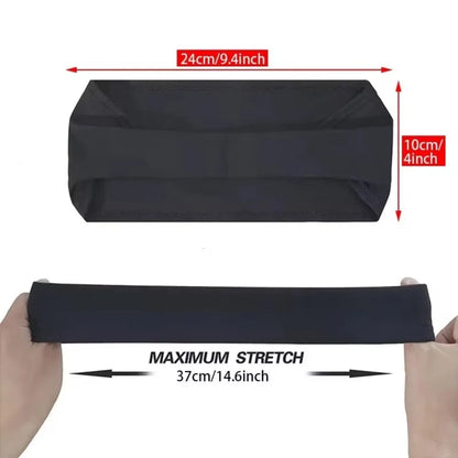 Sports Headbands Solid Color Elastic Non Slip Quick Dry Workout Fitness Yoga Unisex Hairband Sweatband Bandana Hair Accessories Beauty World Shop