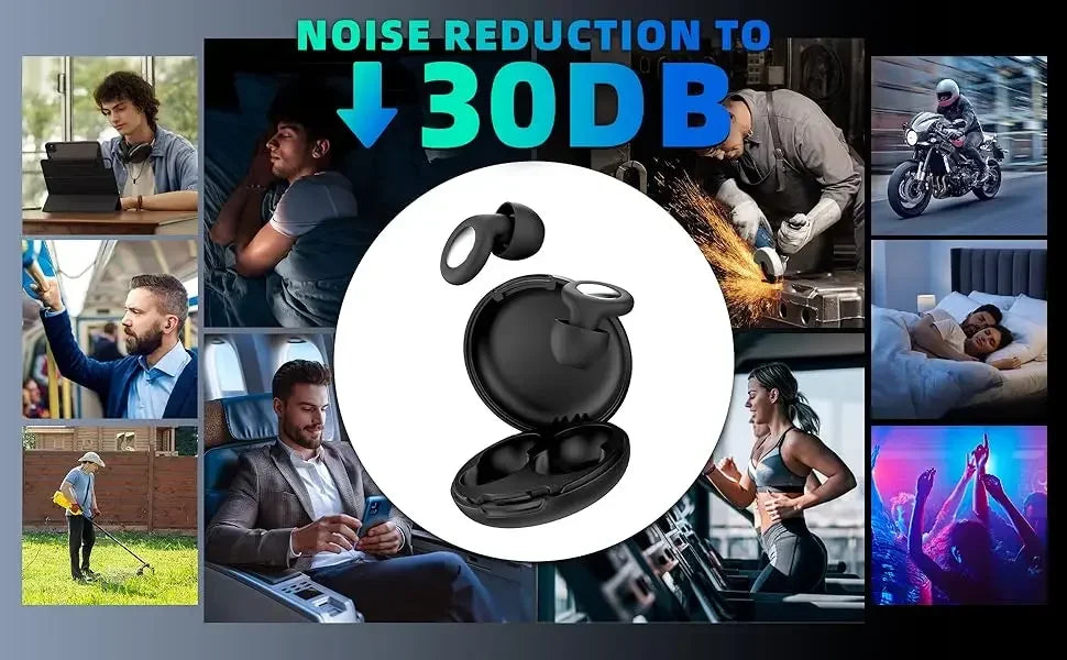 Quiet Ear Plugs for Sleeping Noise Reduction Super Soft Reusable Hearing Protection Anti noise earplugs for Concerts Travel Work Beauty Trend Shop