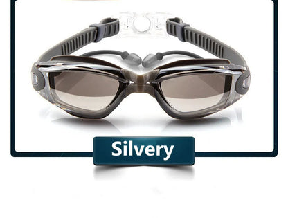 Swimming Goggles Adult Pool Glasses Anti Fog Men Women UV Protection Optical Waterproof Swim Eyewear with Earplugs Beauty World Shop