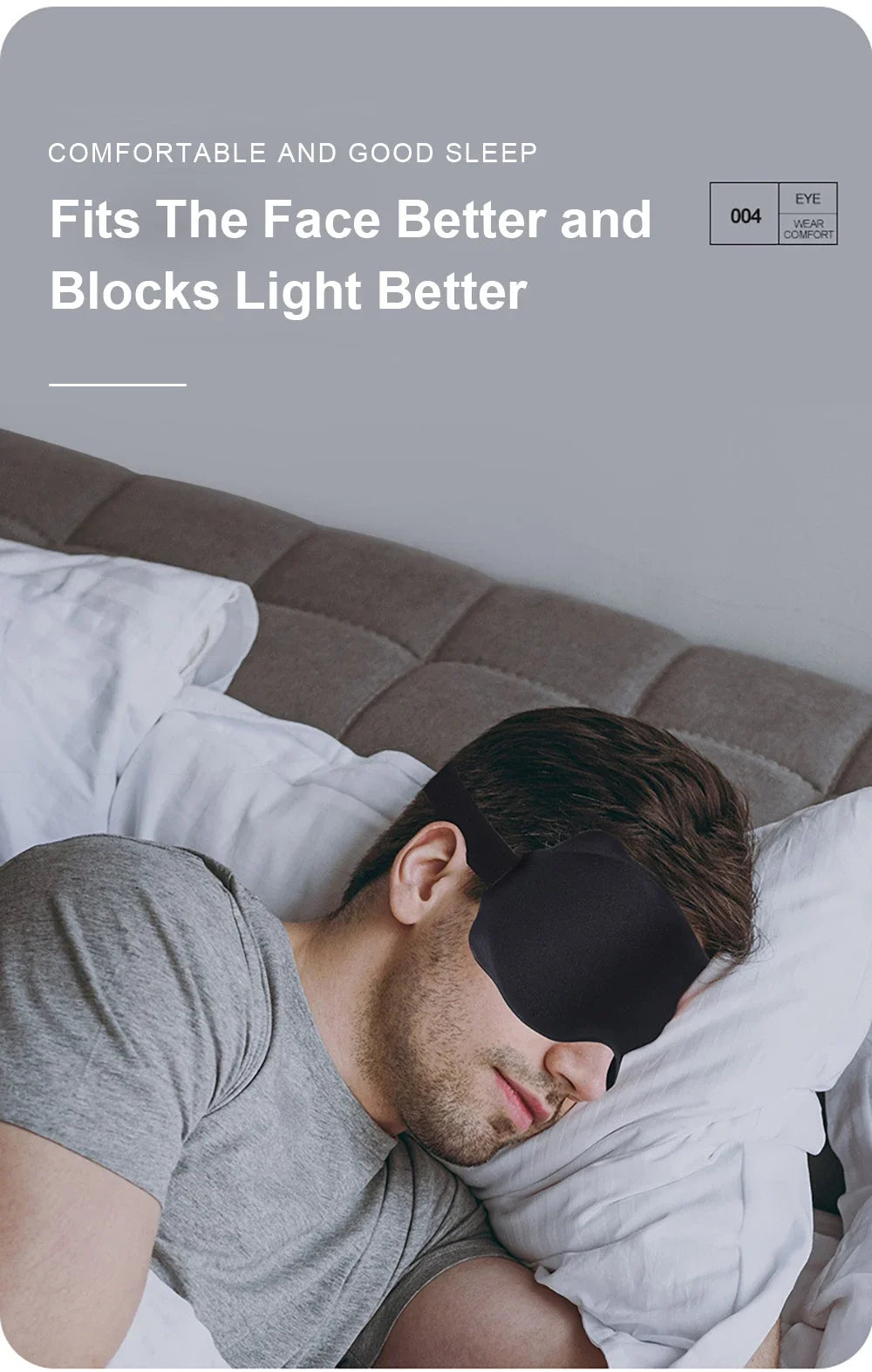 3D Sleeping Mask Block Out Light Soft Padded Sleep Mask For Eyes Slaapmasker Eye Shade Blindfold Sleeping Aid Face Mask Eyepatch Beauty World Shop