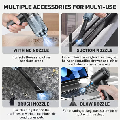 Portable Small Vacuum Cleaner For Multi Purpose Vehicles Small Household Pump Handheld Car Vacuum Cleaner Beauty World Shop