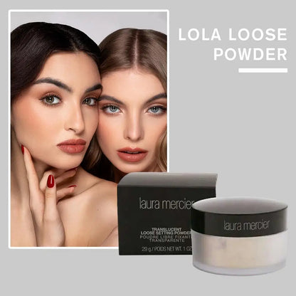 NEW Version Hydrating Flawless Setting Powder,Natural Nude Finish Oil Control Strong Concealer for All Skin Types Powdery Makeup