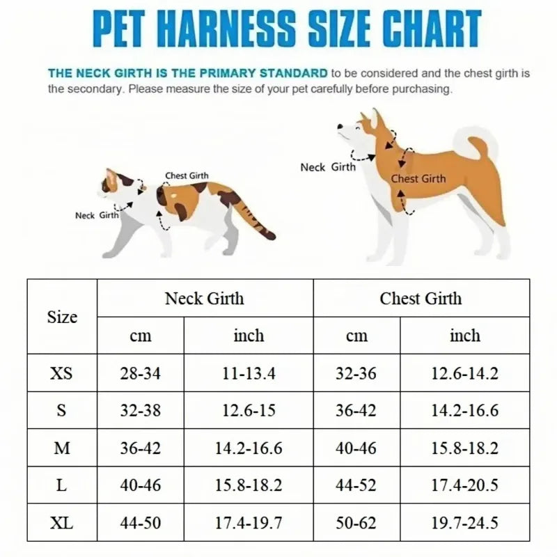 Pet Dog Harness Leash Set Small Medium Dog Cat Vest Breathable Puppy Chest Strap French Bulldog Chihuahua Harness Pet Supplies Beauty World Shop