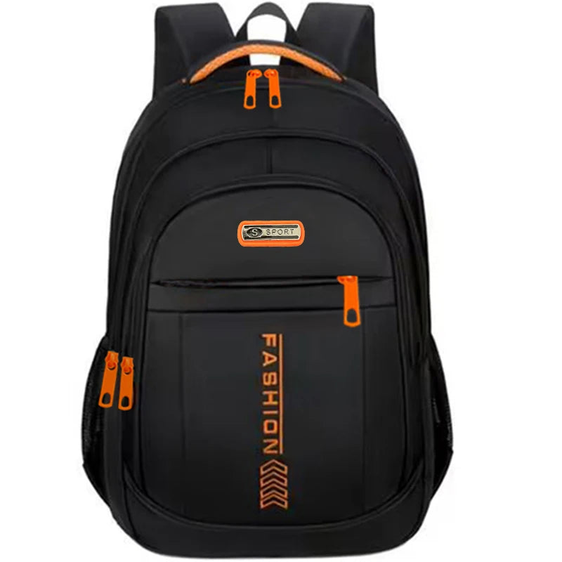 Spring new backpack male leisure business travel backpack Large capacity junior high school bag female computer men's bag Beauty World Shop