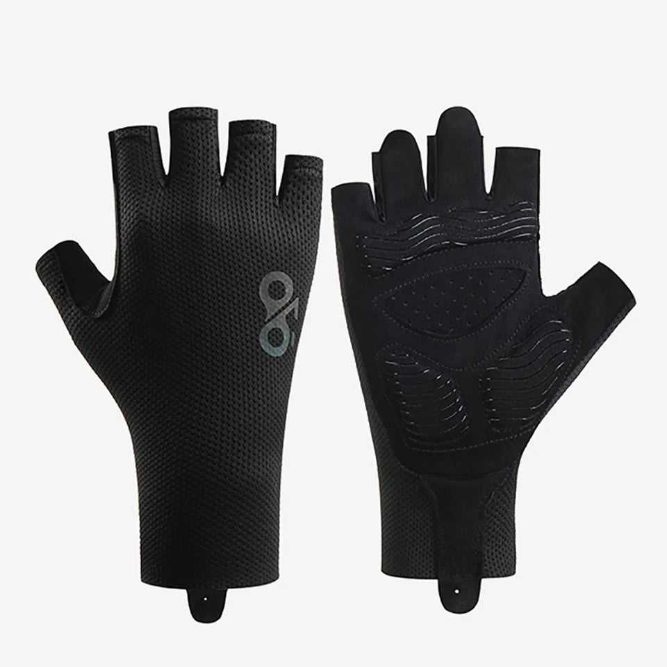 GETINFIT Riding Gloves Mesh Breathable Anti-slip Shock-absorbing Half-finger Gloves Outdoor Sports Fitness Mountaineering Riding Beauty World Shop