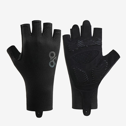 GETINFIT Riding Gloves Mesh Breathable Anti-slip Shock-absorbing Half-finger Gloves Outdoor Sports Fitness Mountaineering Riding Beauty World Shop