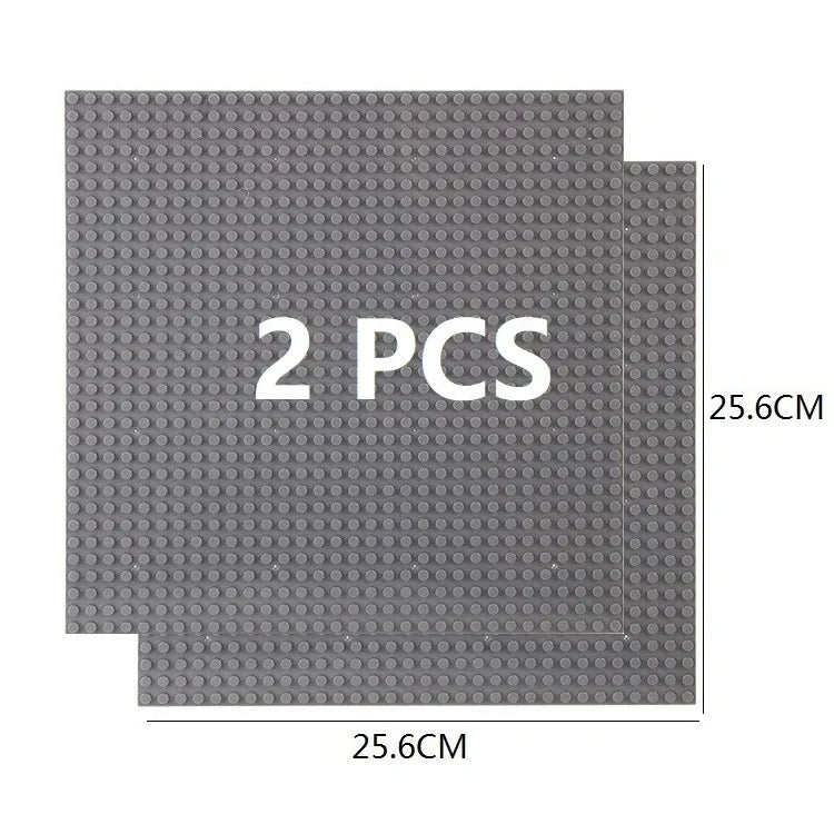2Pcs Base Plate 32*32 32*16 Studs Classic Figures Building Blocks Plates Bricks Baseplate Blocks Children Toys For Kid Gifts Beauty World Shop