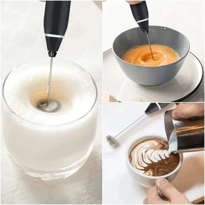 Portable Electric Milk Frothers Handheld Blender USB Mini Coffee Maker Whisk Mixer Cappuccino Cream Egg Beater Food Blender Beauty World Shop