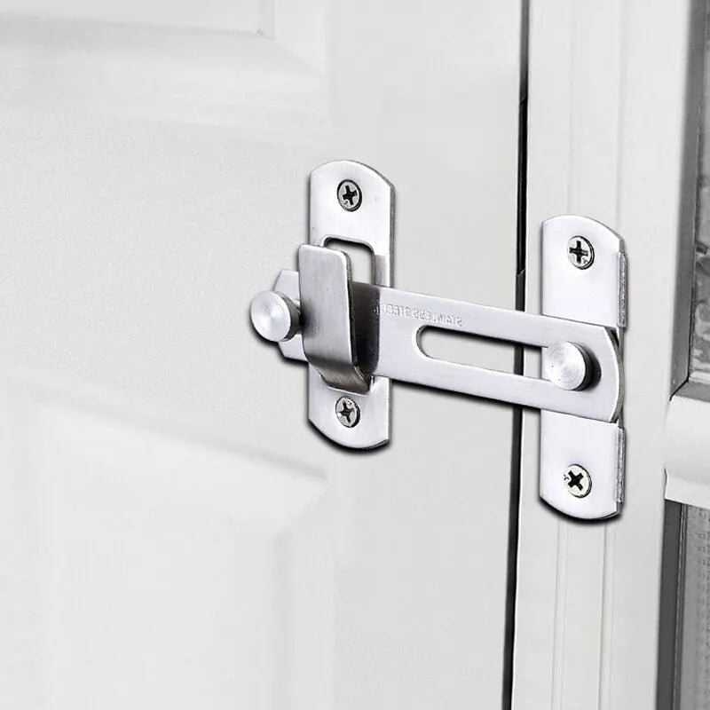 Sliding Barn Door Latch Sliding Right Angle Door Latch Door Bolt Wine Cooler Closet Window Door Latch Plug Baby Safety Latch Beauty World Shop