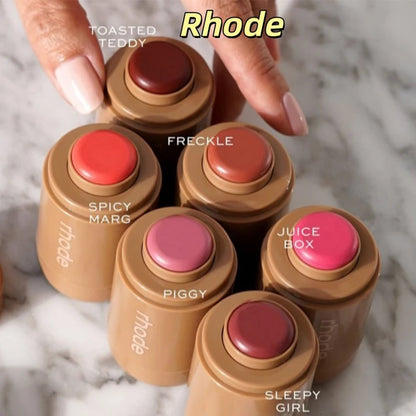 Brand skin Balm Jelly Bean Lip Gloss Spicy Marg Juice Box Pocket Blush Stick Non-fading Waterproof Blusher Moisturizing Lipstick Beauty World Shop