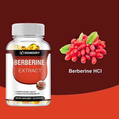 Berberine Extract Supplement 1800mg - Berberine HCL, Balanced Blood Pressure,Support Healthy Cholesterol Levels  - 120 Capsules Beauty World Shop