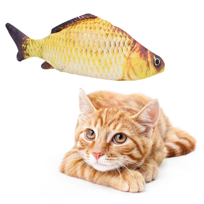 Cat Toys Fish USB Charger Fish Interactive Electric Floppy Fish Cat Toy Realistic Pet Cats Chew Bite Toys Pet Supplies Cats Dog Beauty World Shop