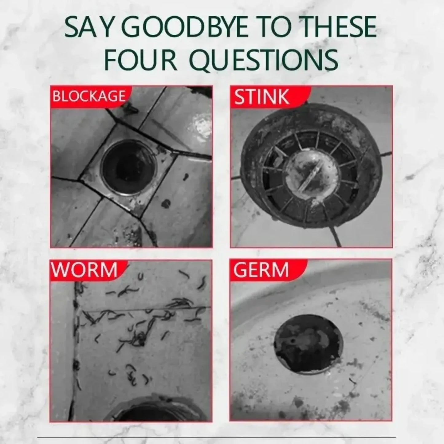 1PC Floor Drain Bullet Anti Odor Core Deodorization Drainage Pipe Toilet Core Sewer Pest Control Device No Peculiar Smell Beauty Trend Shop