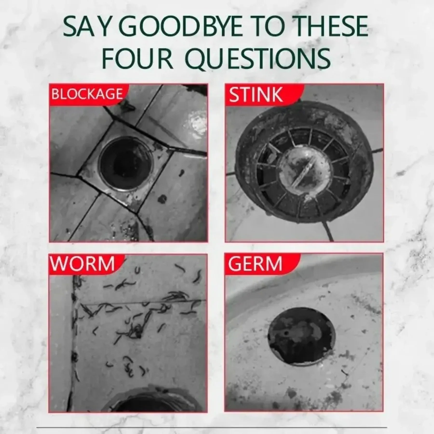 1PC Floor Drain Bullet Anti Odor Core Deodorization Drainage Pipe Toilet Core Sewer Pest Control Device No Peculiar Smell Beauty Trend Shop