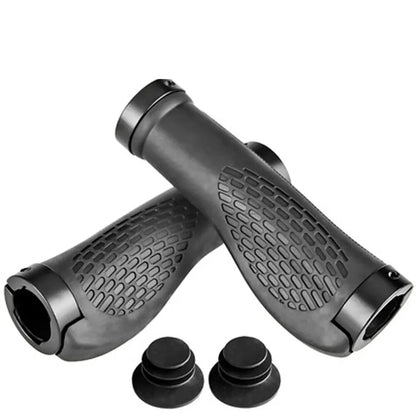 MTB Bicycle Rubber Grips Alloy Lock Bilateral Lock Handlebar Grips Anti Slip Cycling Handlebar Sleeve BMX Bicycle Accessories Beauty World Shop