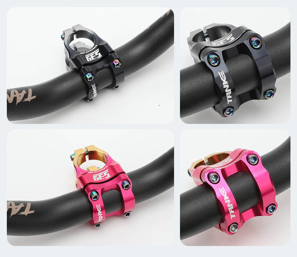 TANKE MTB Power Stem Road Bike Mountain Bicycle Bridge Short Power 35mm Rod Handlebar Table Adjustable Stem Riser 31.8 Cycling Beauty World Shop